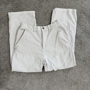 Fifty7 by Jacks‎ Surfboards White Corduroy Wide Leg Pants Casual Trousers XS/S